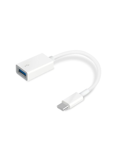 Adaptador usb 3.0 tipo c a usb tipo a tp - link uc400 macho - hembra blanco
