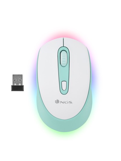 Raton multidispositivo inalambrico recargable ngs smogmint - rb