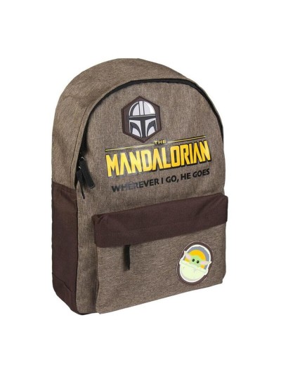 Mochila casual cerdá star wars the mandalorian wherever i go he goes