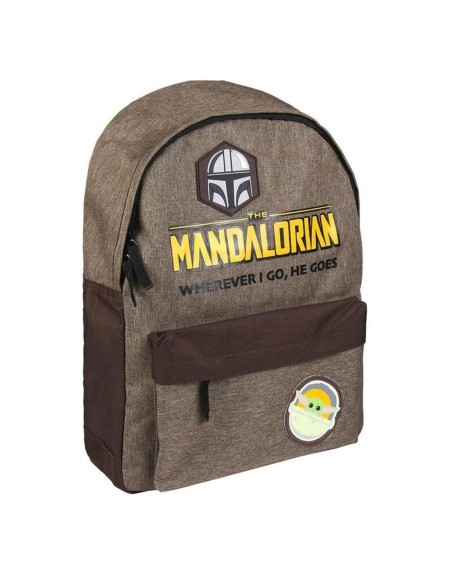 Mochila casual cerdá star wars the mandalorian wherever i go he goes