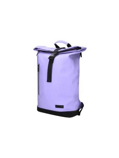 Cartera antartik mochila waterproof enrollable diseño casual color lavanda 480x130x280 mm