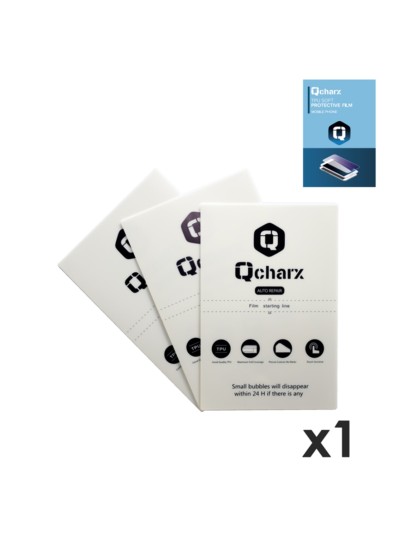 Laminas de proteccion frontales qcharx hidrogel autoreparación qx1 1 unidad