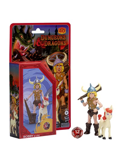Figura hasbro dungeons & dragons bobby y uni