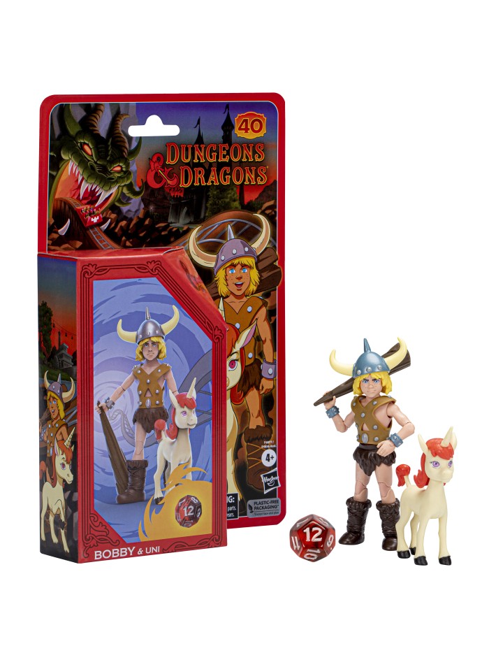 Figura hasbro dungeons & dragons bobby y uni Figura hasbro dungeons & dragons bobby y uni