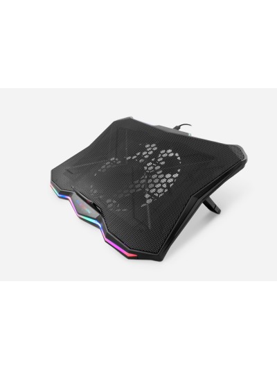 Soporte - base refrigeracion para portatil deep gaming rbw - 17 hasta 17.3 pulgadas