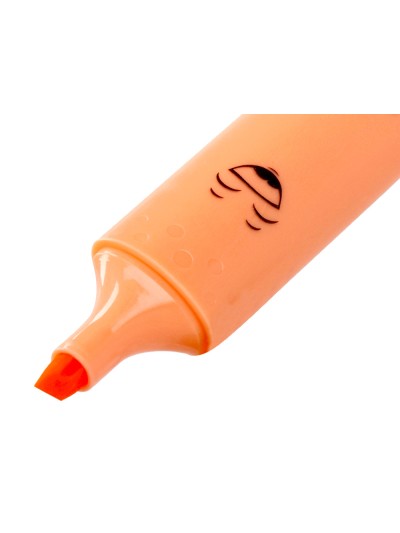 Rotulador liderpapel fluorescente pastel punta biselada estuche de 6 unidades colores surtidos