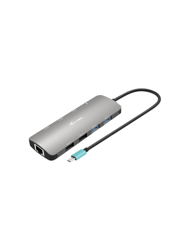 Nano docking station i - tec usb - c metal nano 2x display docking station + power delivery 100 w Nano docking station i - tec usb - c metal nano 2x display docking station + power delivery 100 w