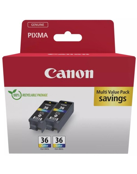 Multipack canon cli - 36 c - m - y 2 unidades