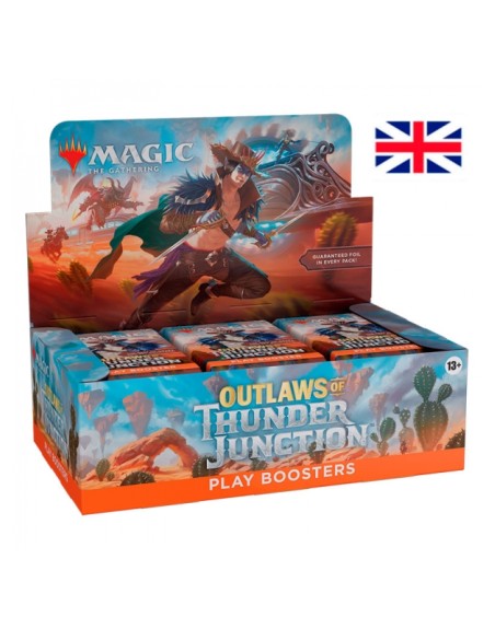 Juego de cartas magic the gathering outlaws of thunder junction play boosters inglés