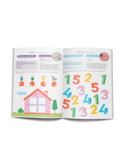 Cuaderno rubio habilidades matematicas + 3 años