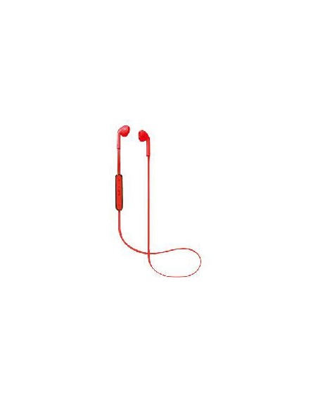 Auriculares bluetooth de boton nevir rojo
