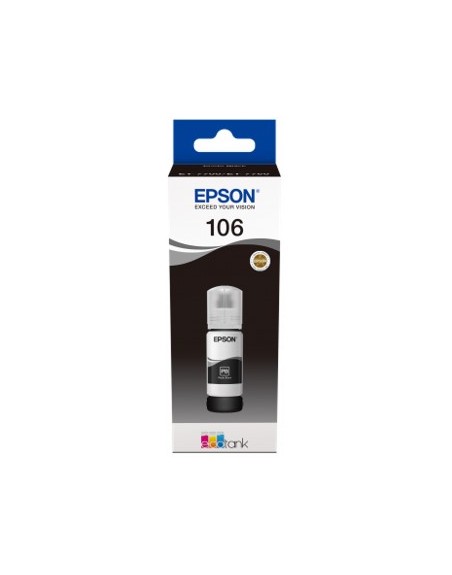 Cartucho tinta epson c13t00r140 106 ecotank foto negro ink et - 7700 - et - 7750