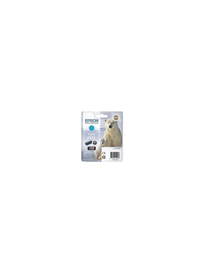 Cartucho tinta epson t263240 cian xl xp - 600 - 605 - 700 - 800 - oso polar Cartucho tinta epson t263240 cian xl xp - 600 - 605 - 700 - 800 - oso polar