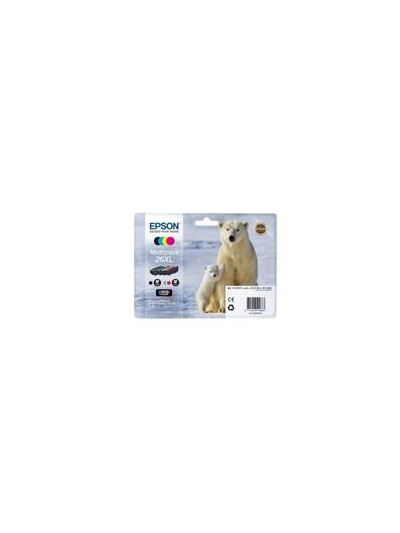 Multipack epson t263640 26xlxp - 510 - 520 - 600 - 605 - 610 - oso polar