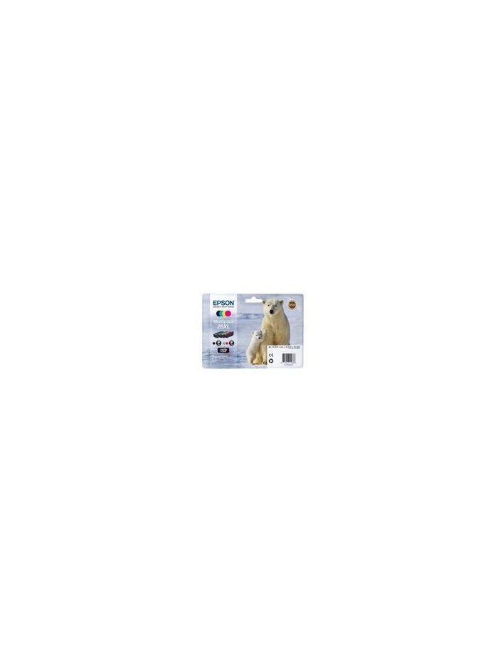 Multipack epson t263640 26xlxp - 510 - 520 - 600 - 605 - 610 - oso polar Multipack epson t263640 26xlxp - 510 - 520 - 600 - 605 - 610 - oso polar