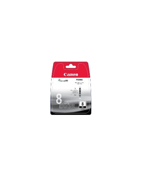 Cartucho tinta canon negro cli8bk 13ml pixma 4200 - 5200 mp500 - 800 blister
