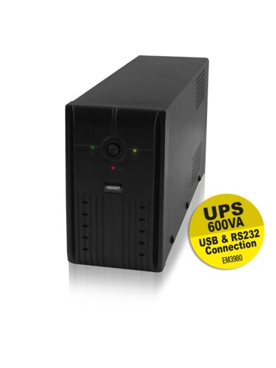 Sai eminent ups 600va - 360w - rs232 + usb