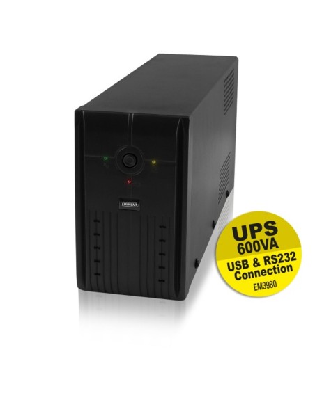 Sai eminent ups 600va - 360w - rs232 + usb