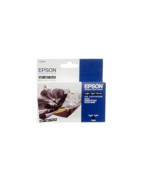 Cartucho tinta epson t059940 r2400 negro claro pigmentado