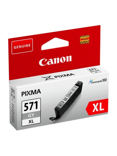 Cartucho tinta canon cli - 571gy xl gris mg5750