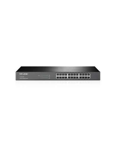 Switch 24 puertso 10 - 100 - 1000 rack 19 pulgadas 1u tp - link