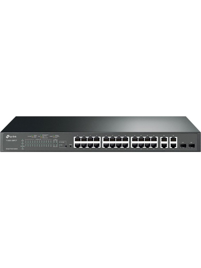 Switch 24 puertos 10 - 100mbps + 4ptos gigabit poetp - link Switch 24 puertos 10 - 100mbps + 4ptos gigabit poetp - link