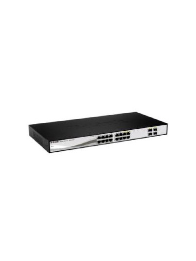 Switch 24 puertos 10 - 100 - 1000 +2ptos sfp d - link layer 2