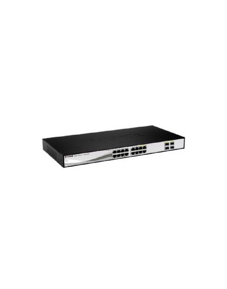 Switch 24 puertos 10 - 100 - 1000 +2ptos sfp d - link layer 2