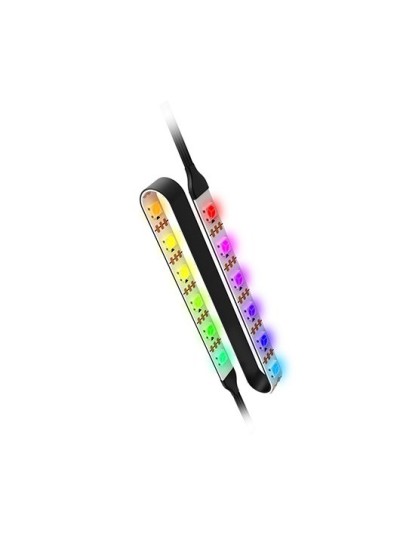 Tira led argb nox stripe argb flexible - magnetica - adhesiva - 20 leds - 40 x 1cm nxhummersargb
