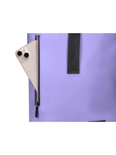 Cartera antartik mochila waterproof enrollable diseño casual color lavanda 480x130x280 mm