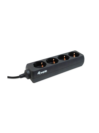 Regleta equip 4 tomas shucko toma iec cable 1.1m