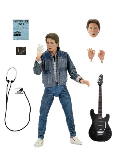 Figura neca regreso al futuro ultimate marty mcfly 1985 audicion 18 cm scale action figure back to the future