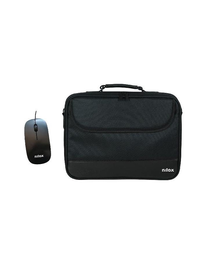 Maletin nilox duro + mouse raton para portatil 15.6 pulgadas negro Maletin nilox duro + mouse raton para portatil 15.6 pulgadas negro