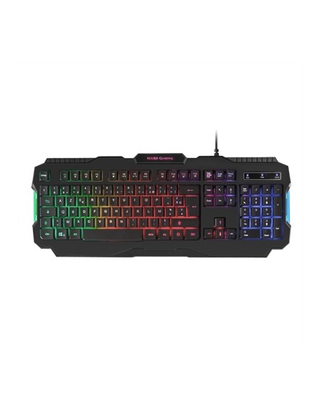Teclado mars gaming mrk0fr usb 2.0 rgb membrana frances
