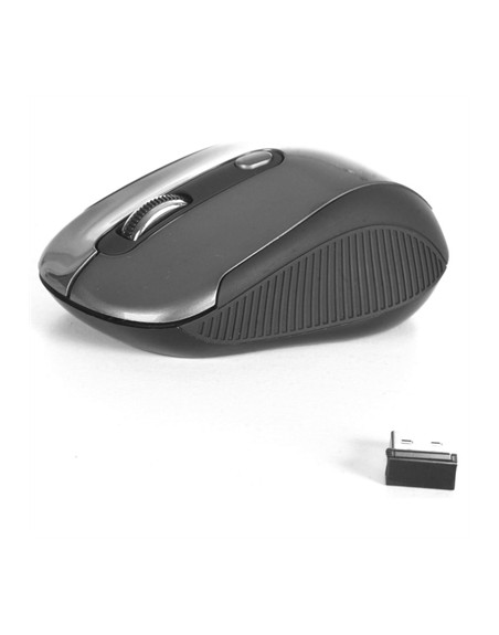 Raton inalambrico ngs haze - 2.4ghz - optico - 800 - 1600dpi - 3 botones - nano receptor usb