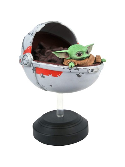 Figura diamond select toys star wars the mandalorian the child grogu cochecito flotante 1 - 6 escala re - run resina