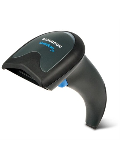 Qw2520 lector de cdigos de barras porttil 1d - 2d laser negro