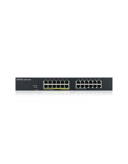 Switch 24 puertos zyxel gs1915 - 24ep - eu0101f 100 - 1000 gigabit ethernet 12 puertos poe