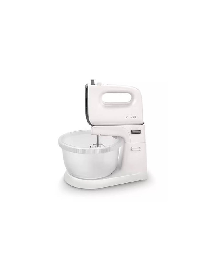 Amasadora philips viva collection blanco 450w - 5 velocidades + turbo - 2xvarillas - ganchos - 3l plastico Amasadora philips viva collection blanco 450w - 5 velocidades + turbo - 2xvarillas - ganchos - 3l plastico