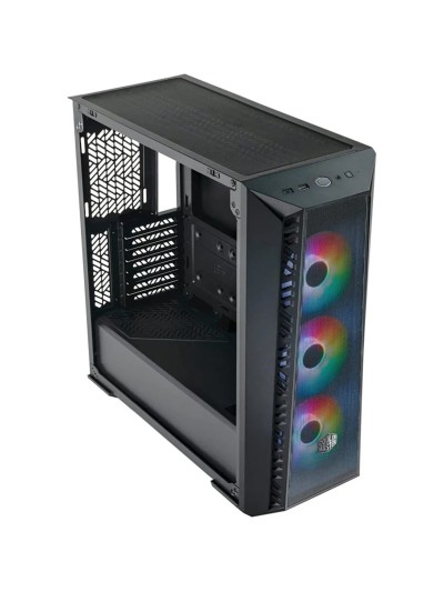 Caja ordenador gaming atx cooler master mb520 negra cristal templado - 3 x 120mm argb