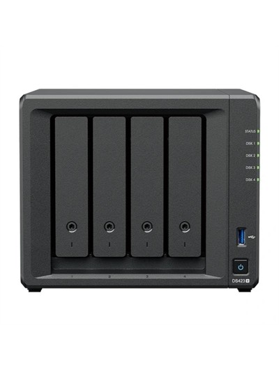 Servidor nas synology ds423+ 2gb 4 bahias raid ethernet gigabit
