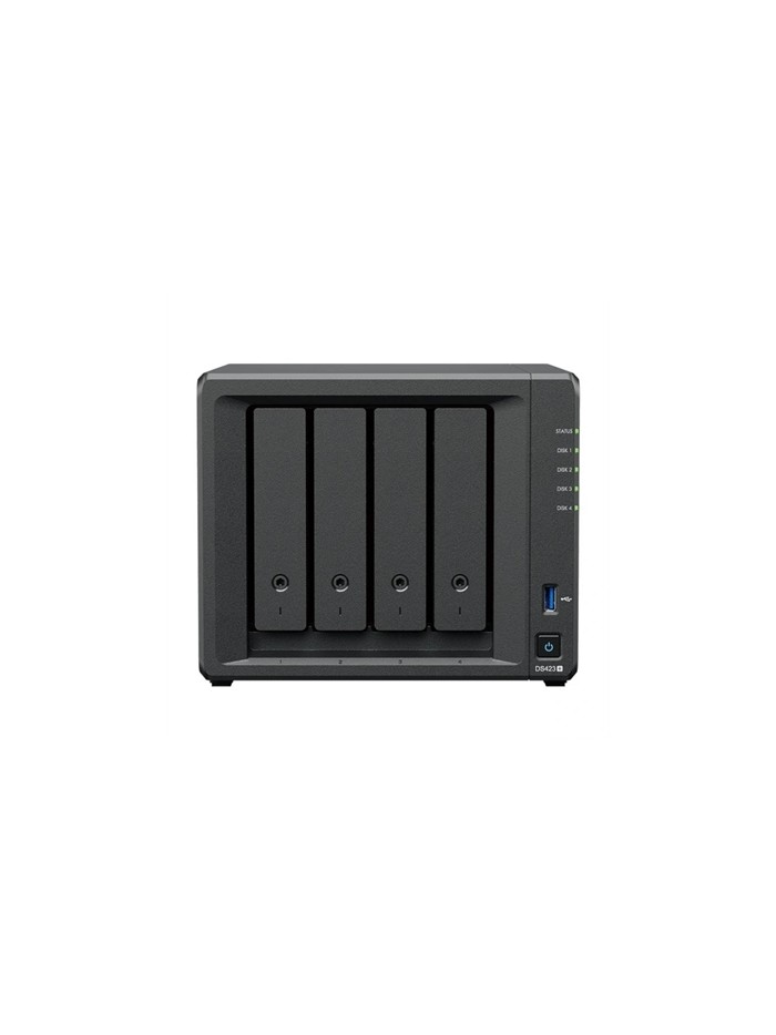 Servidor nas synology ds423+ 2gb 4 bahias raid ethernet gigabit Servidor nas synology ds423+ 2gb 4 bahias raid ethernet gigabit