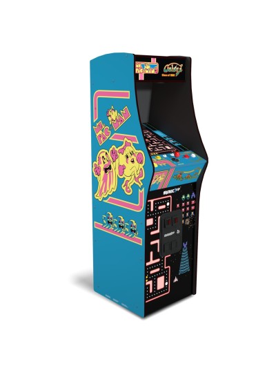 Maquina arcade arcade1up ms. pac - man vs galaga class of 81 deluxe
