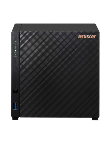 Servidor nas asustor tower 4 bay quad - core 1.4ghz 1gb 2.5gbe x1 usb3.2