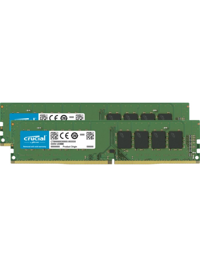 Memoria ram ddr4 32gb 2x16gb crucial dimm - 3200 mhz - pc4 25600 - cl22 Memoria ram ddr4 32gb 2x16gb crucial dimm - 3200 mhz - pc4 25600 - cl22