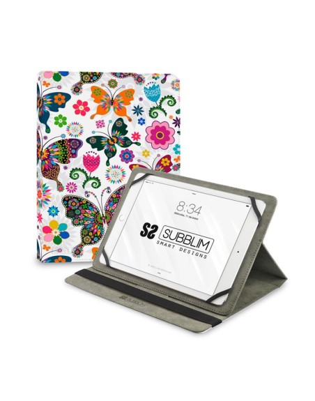 Funda subblim trendy case para tablet 11 pulgadas mariposas