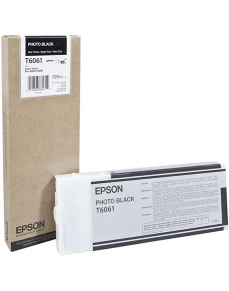 Cartucho tinta epson stylus pro 4880 - 4800 negro foto 220ml