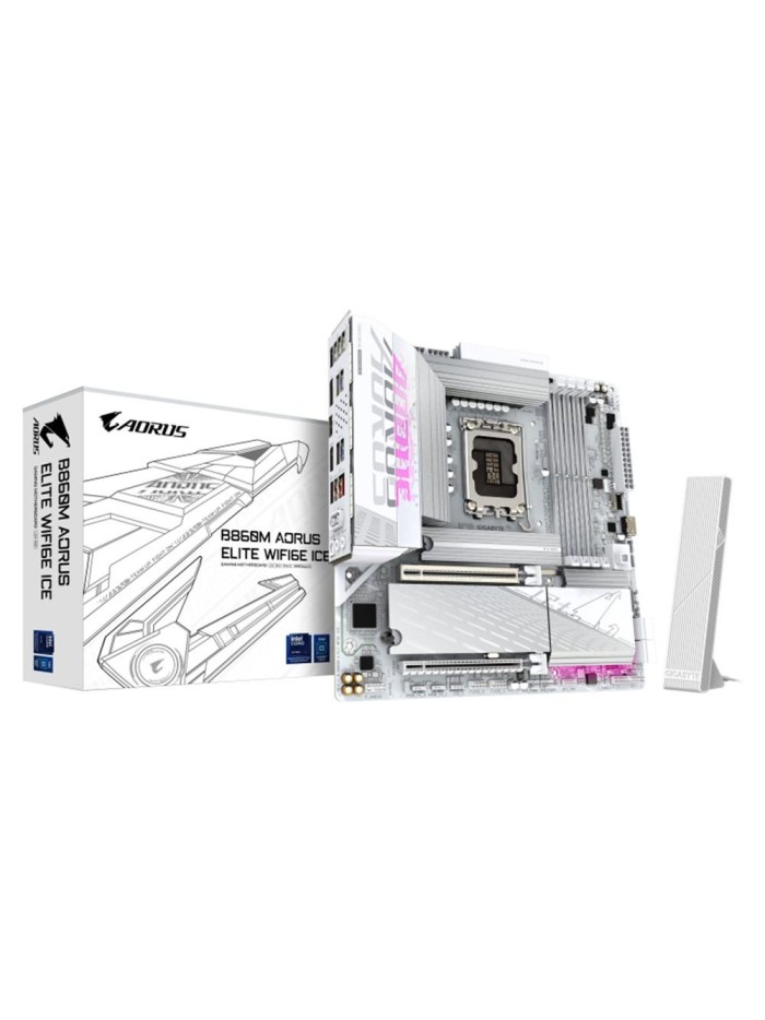 Placa base gigabyte b860m aorus elite wifi6e ice matx - 4x ddr5 lga1851 Placa base gigabyte b860m aorus elite wifi6e ice matx - 4x ddr5 lga1851