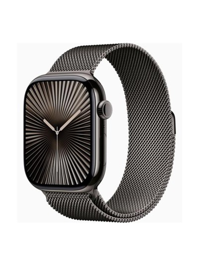 Smartwatch apple watch series 10 gps + cell 46mm state titanium milanese loop s - m