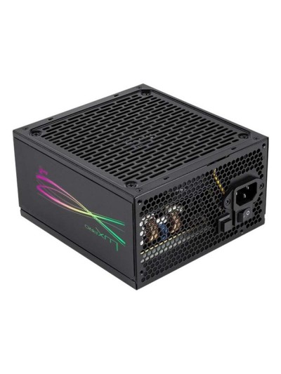 Fuente alimentacion aerocool lux pro rgb gaming atx 750w